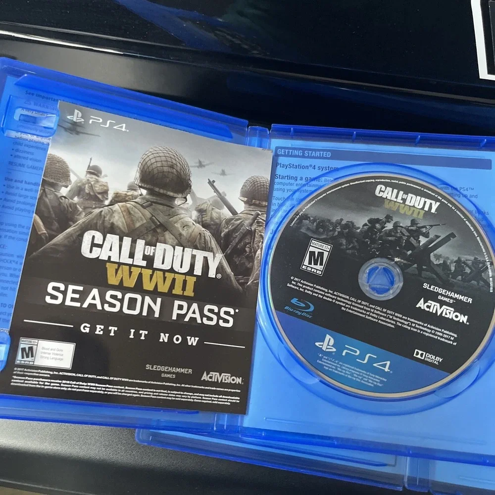 Call of‎ Duty WWII Madden 16 NHL 16 Sony PlayStation 4 PS4 Game Disc Lot of 3